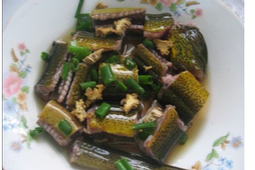清蒸青鱔 清蒸青鱔