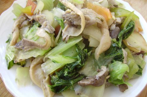 鮮蘑白菜 鮮蘑白菜