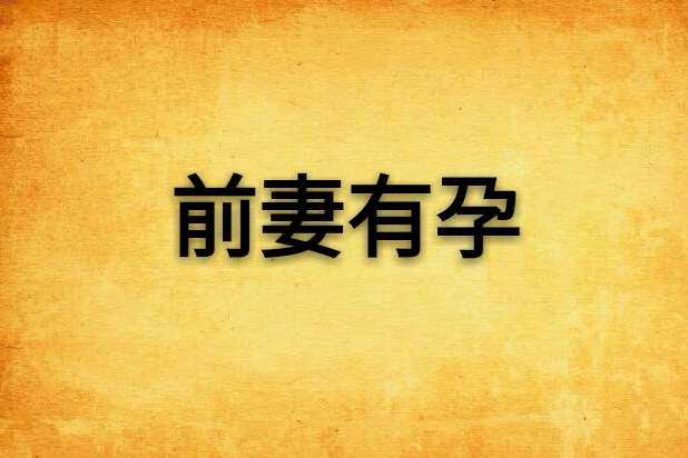 前妻有孕 前妻有孕