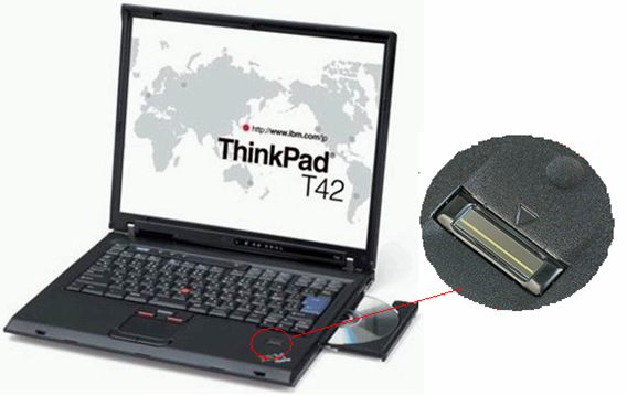 IBM T42指紋識別器