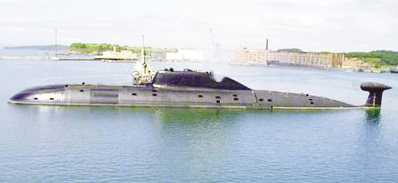 印度從俄羅斯租用的“查克拉”號核潛艇