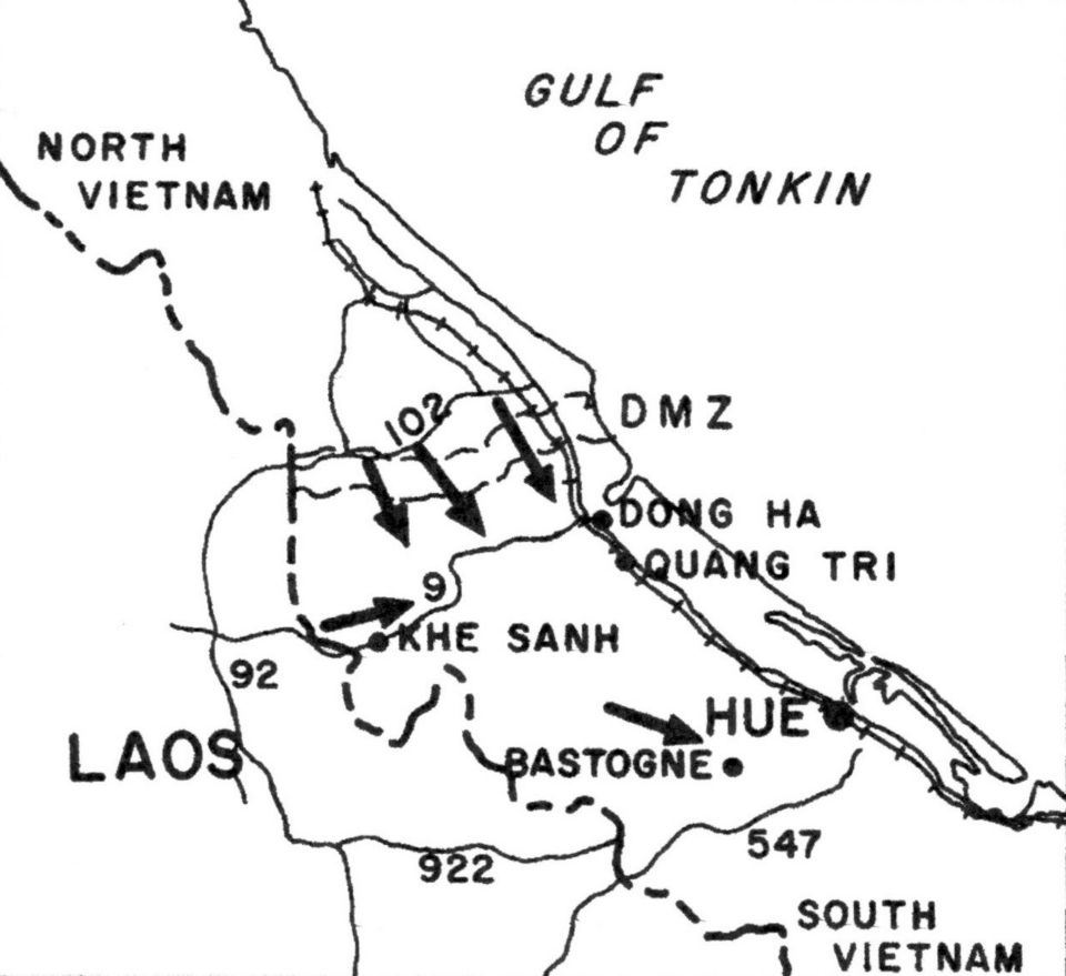 北越軍隊對南越第1軍的進攻