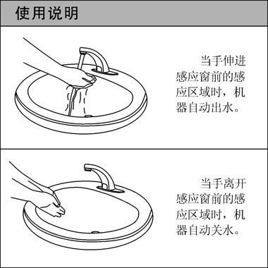 感應水龍頭使用說明