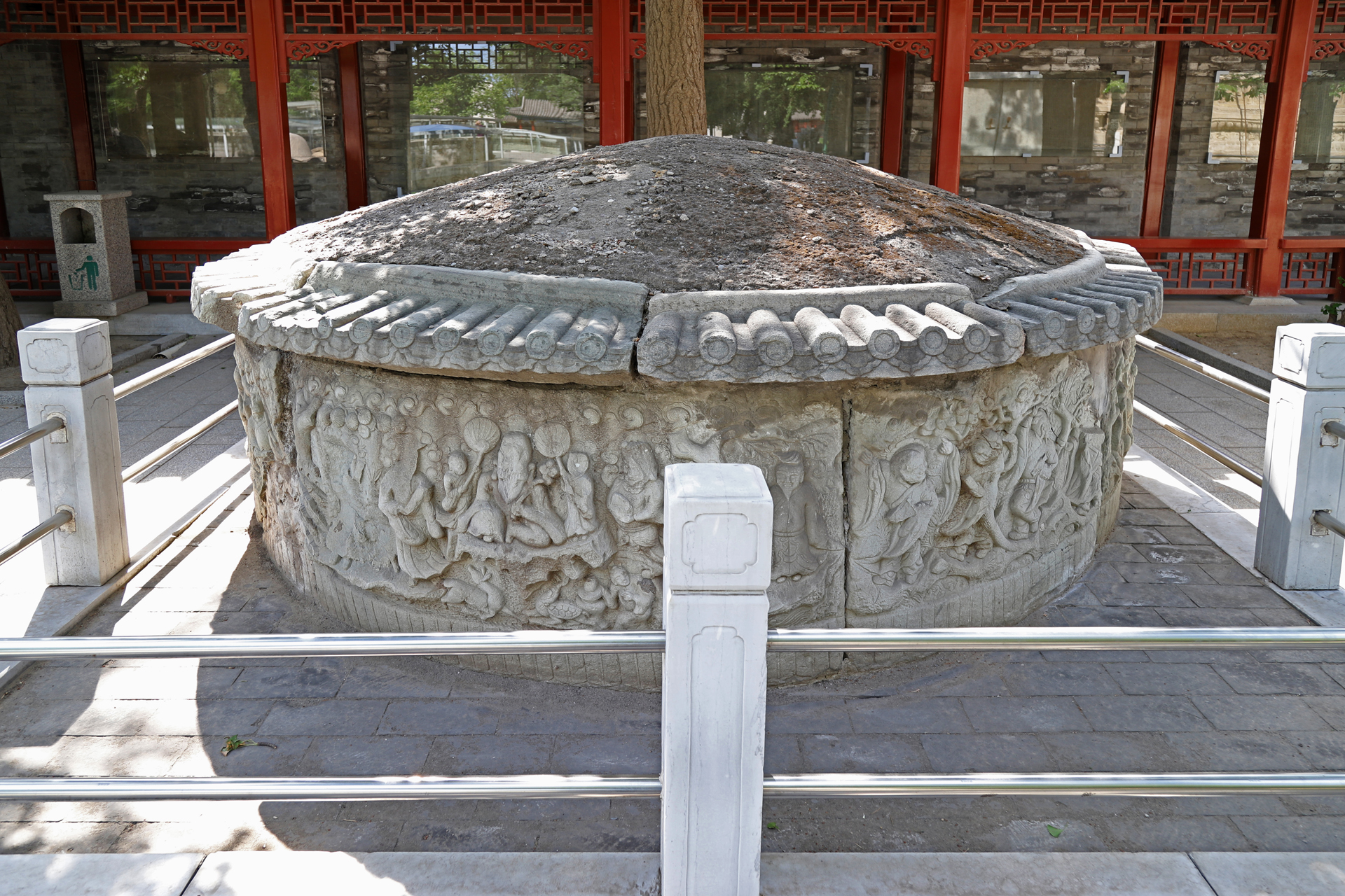 北京五塔寺墓冢復原