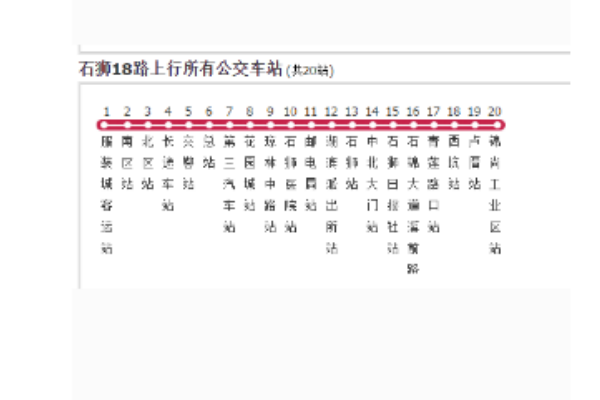 石獅公交18路 石獅公交18路