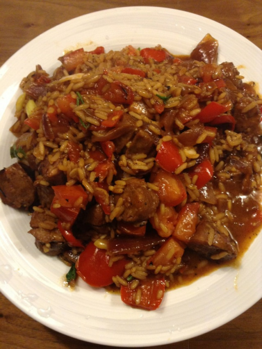 辣腸炒飯 辣腸炒飯