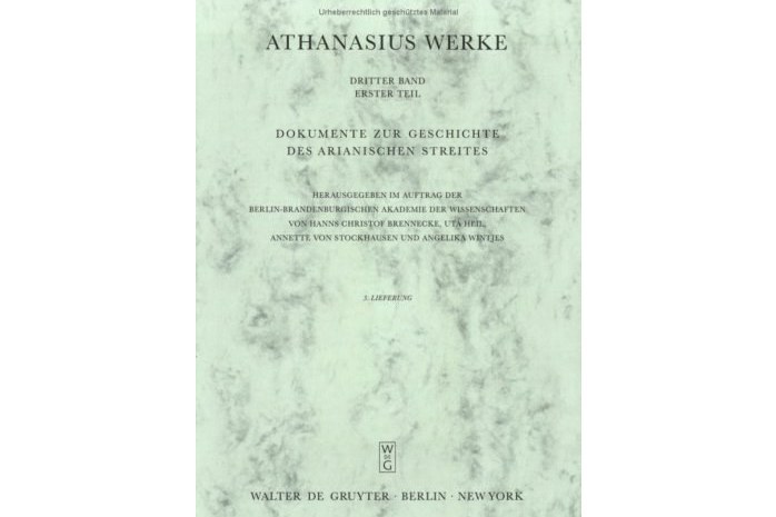 Athanasius Werke Athanasius Werke