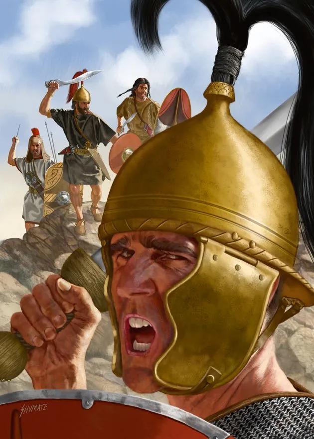成功殺入新迦太基的羅馬士兵