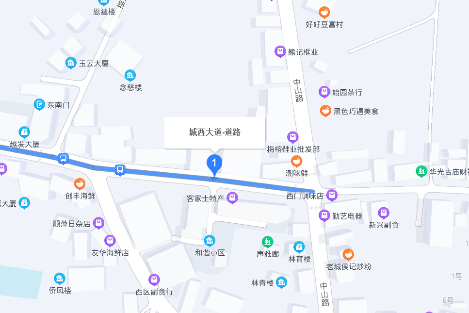 城西大道(廣東省梅州市梅城城西大道路) 城西大道(廣東省梅州市梅城城西大道路)