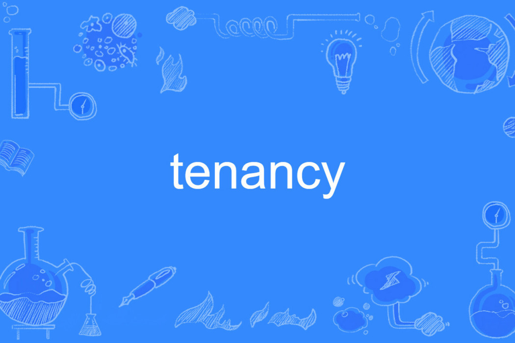 tenancy tenancy