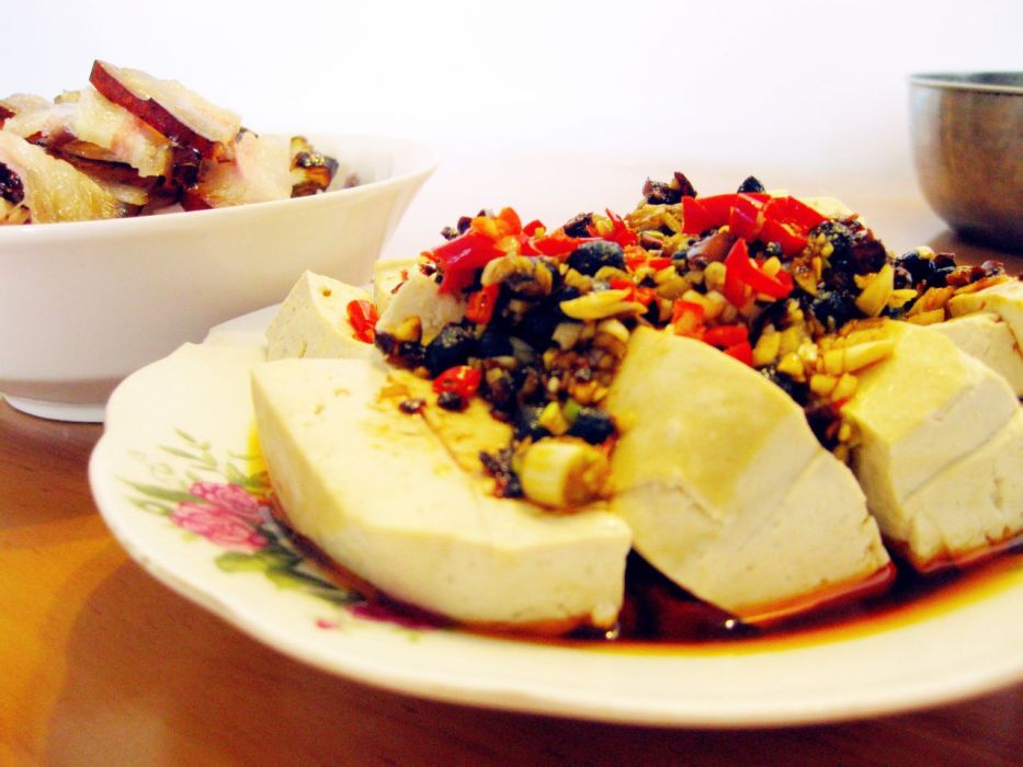 豆豉蒸豆腐 豆豉蒸豆腐