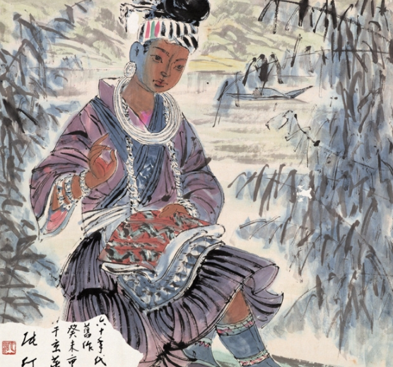 苗家繡女 苗家繡女