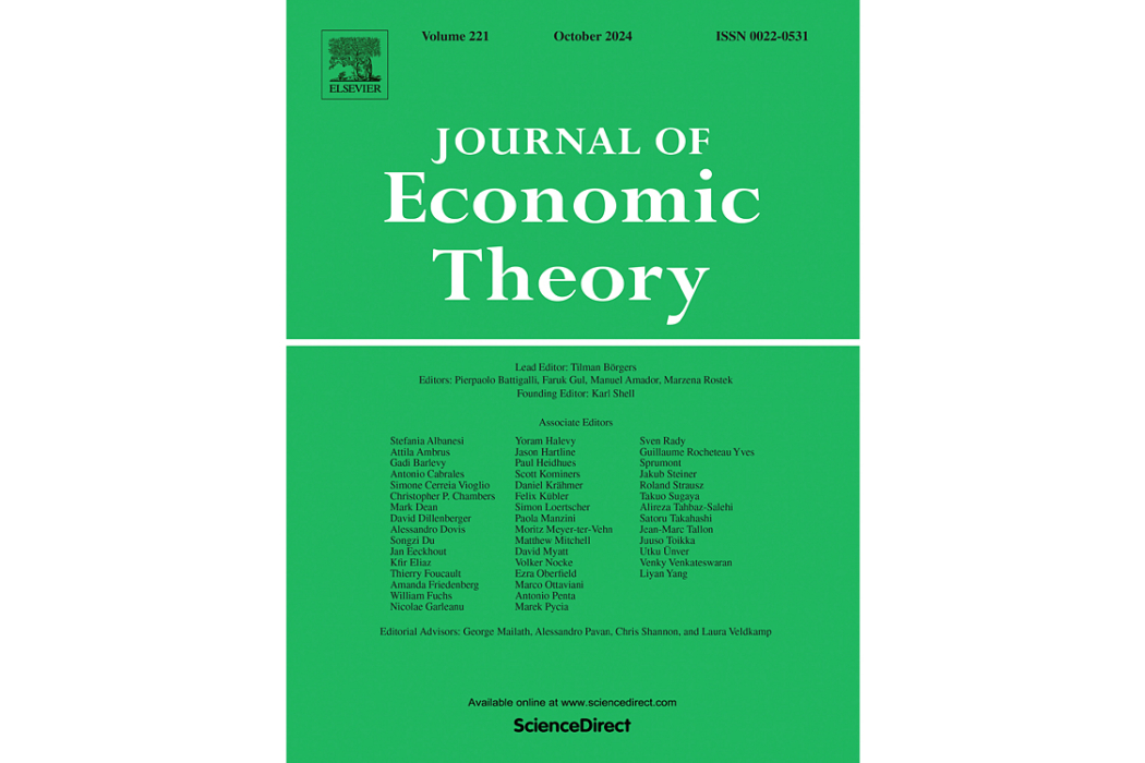 Journal of Economic Theory Journal of Economic Theory
