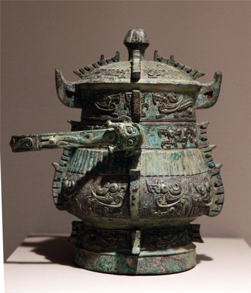 西周青銅提梁卣(青銅提梁卣) 西周青銅提梁卣(青銅提梁卣)