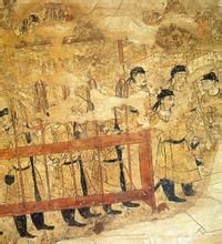 唐李壽墓壁畫