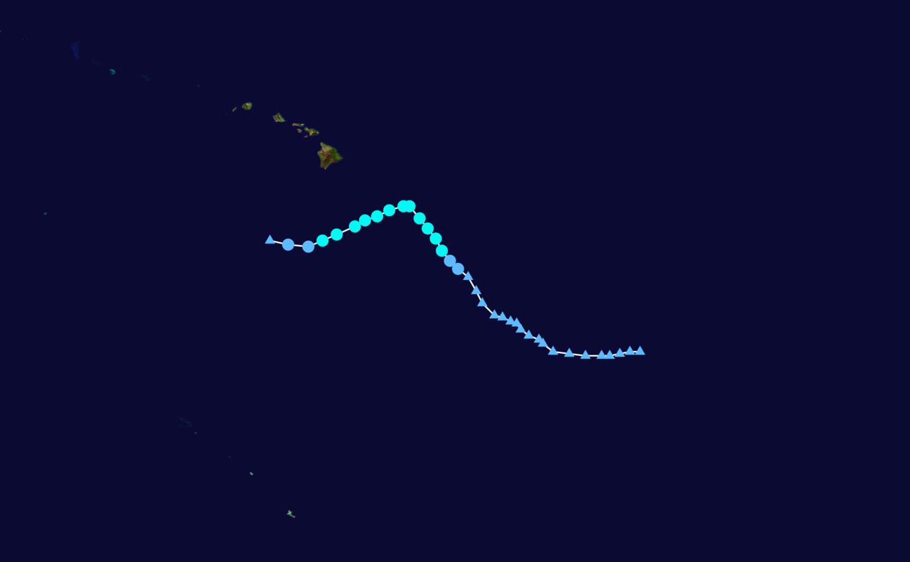 熱帶風暴尼亞拉  路徑圖