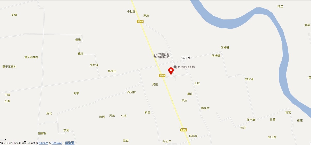 鄧州五中地圖