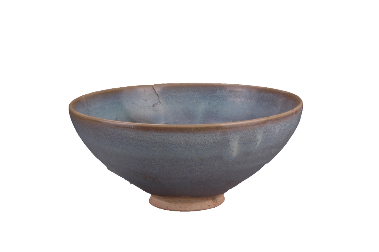 元鈞窯天藍釉瓷碗