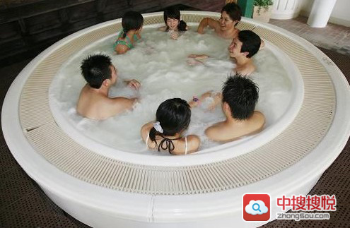 日本混浴場景圖