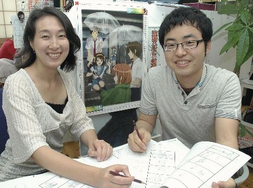 池田晶子（左）與西屋太志（右），2010