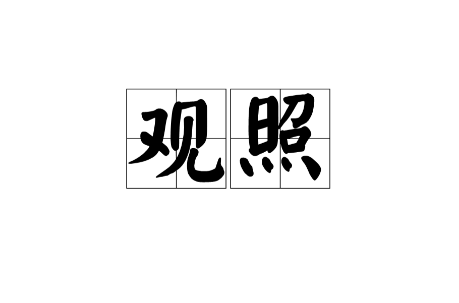 觀照(漢語詞語)