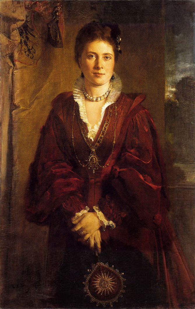 維多利亞皇儲妃，繪於1871年