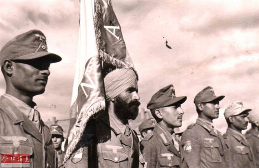錢德拉鮑斯領導的“自由印度”軍（依附於日本帝國）