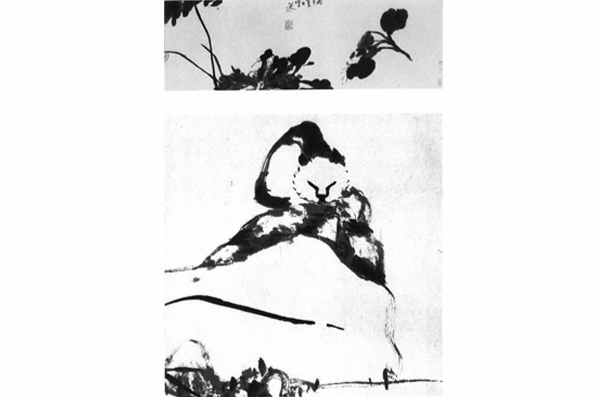 貓石雜卉圖 貓石雜卉圖