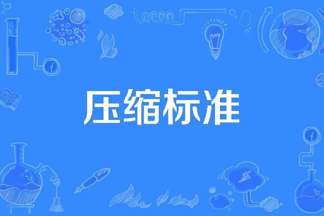 壓縮標準 壓縮標準