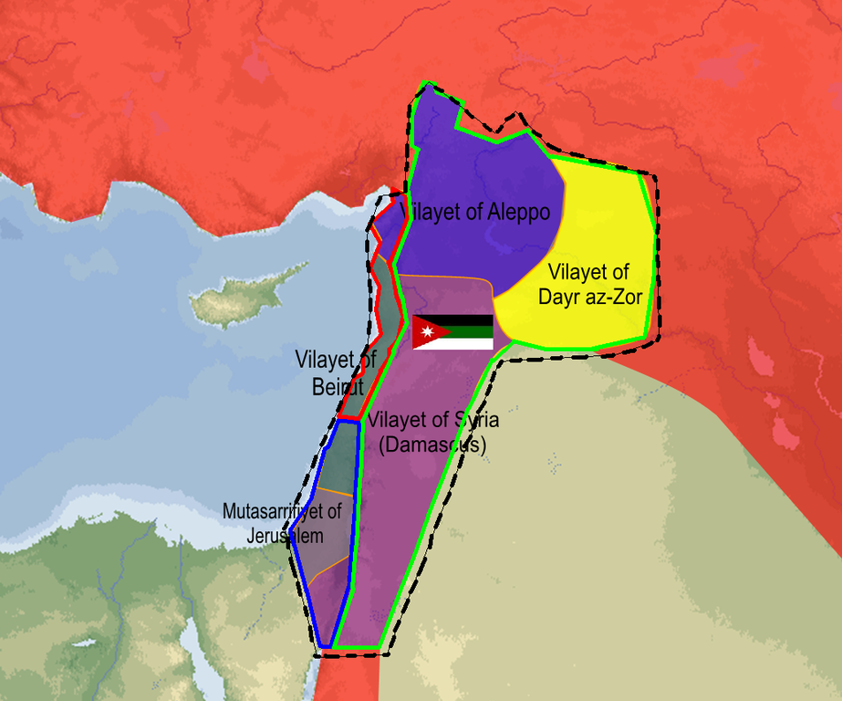 “敘利亞王國”的計畫範圍