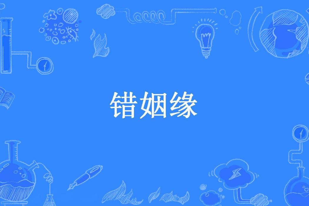 錯姻緣(王小偲所著小說) 錯姻緣(王小偲所著小說)