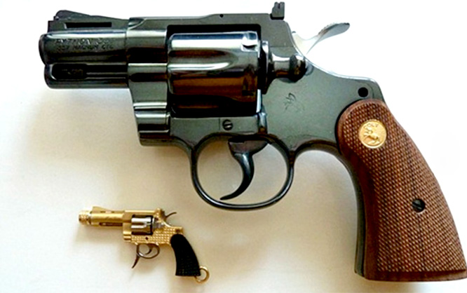 迷你型左輪手槍G1ST與其他左輪手槍對比圖