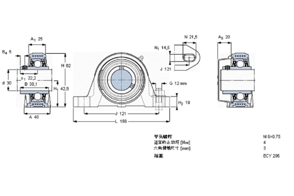 SKF SYKC30NTR/VE495軸承 SKF SYKC30NTR/VE495軸承