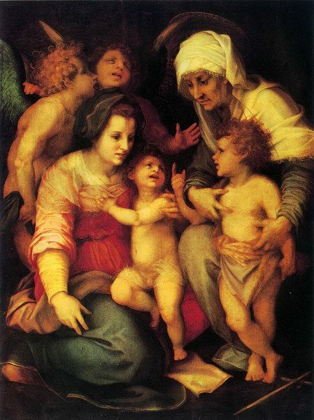 《聖約翰、聖伊莉莎白、兩天使和聖母子》