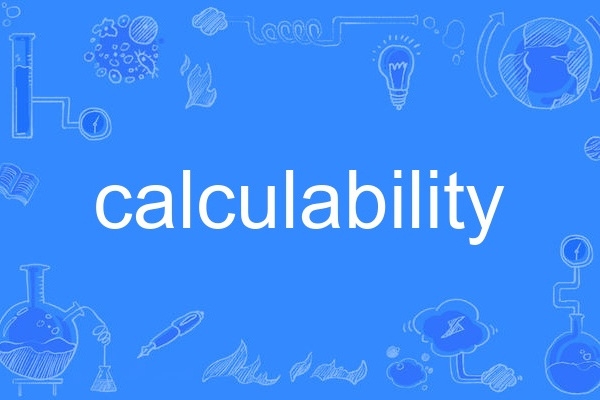 calculability