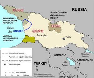 阿布哈茲地理位置