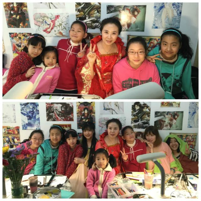 昱文老師和她的學生們