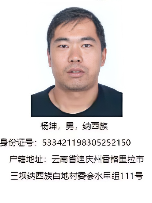 楊坤(雲南籍犯罪嫌疑人) 楊坤(雲南籍犯罪嫌疑人)