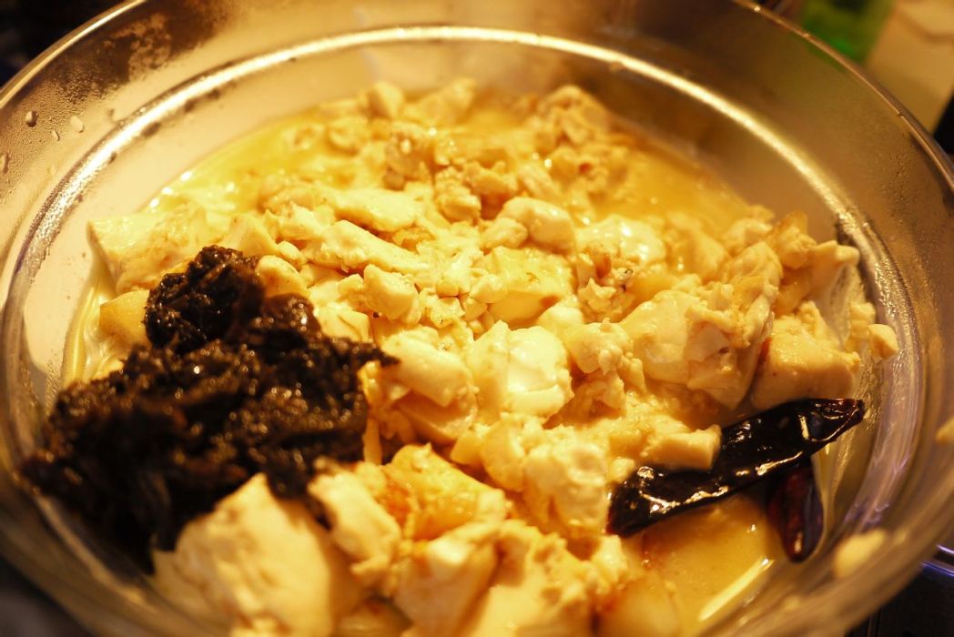 蒜炒豆腐 蒜炒豆腐