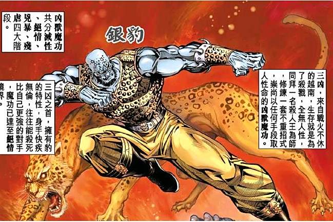 銀豹(漫畫《新著龍虎門》中的越南三凶之首) 銀豹(漫畫《新著龍虎門》中的越南三凶之首)