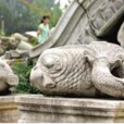 漢白玉石魚 漢白玉石魚
