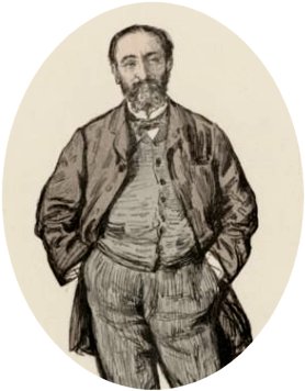 1875年40歲的聖-桑