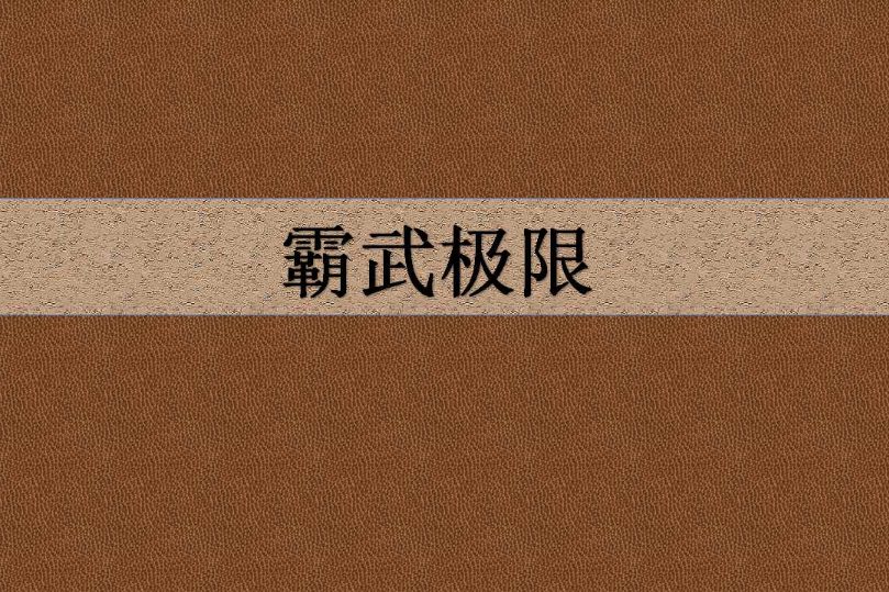 霸武極限 霸武極限