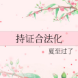 持證合法化 持證合法化