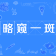 略窺一斑 略窺一斑