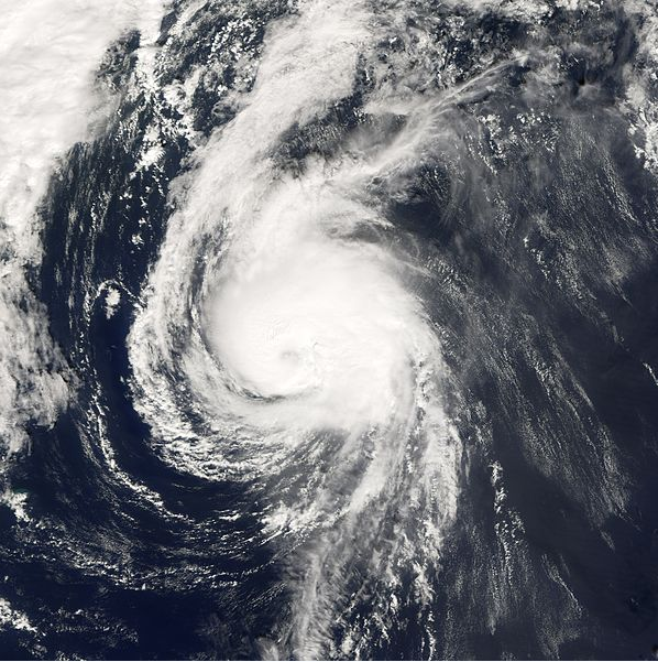 颶風（艾薩克）衛星雲圖