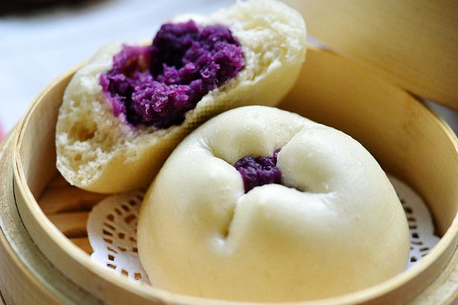 紫薯餡饅頭 紫薯餡饅頭