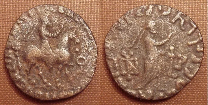 帕拉瓦人的最大對手 印度斯基泰王國的希臘式錢幣