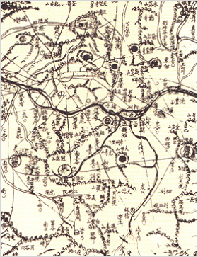 1861年金正浩 大東輿地圖