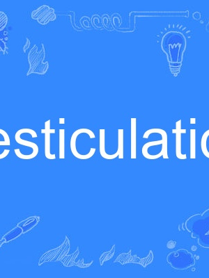 gesticulation gesticulation